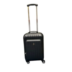 🧳⚡‎ Heys 20” Hard Shell Carry-On Spinner — Black — Lightweight + Durable